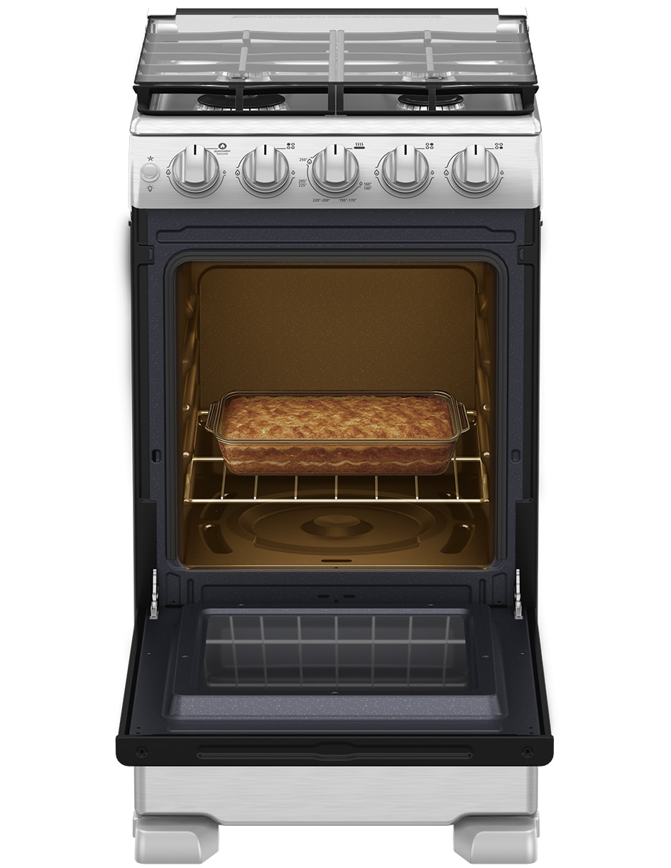 Estufa de piso a Gas LP 50.60 cm EM5060CX2CMP50BSS de 4 quemadores 11
