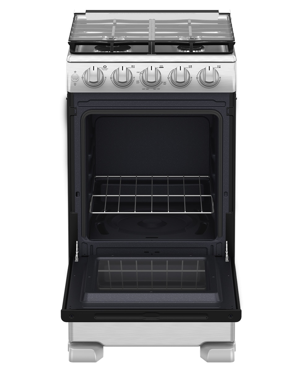 Estufa de piso a Gas LP 50.60 cm EM5060CX2CMP50BSS de 4 quemadores 13