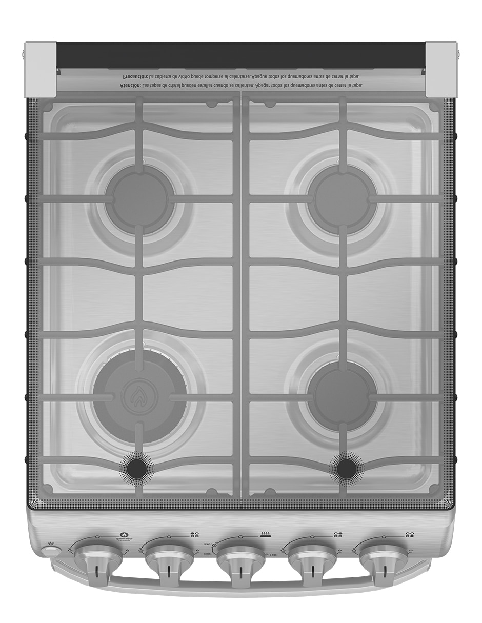 Estufa de piso a Gas LP 50.60 cm EM5060CX2CMP50BSS de 4 quemadores