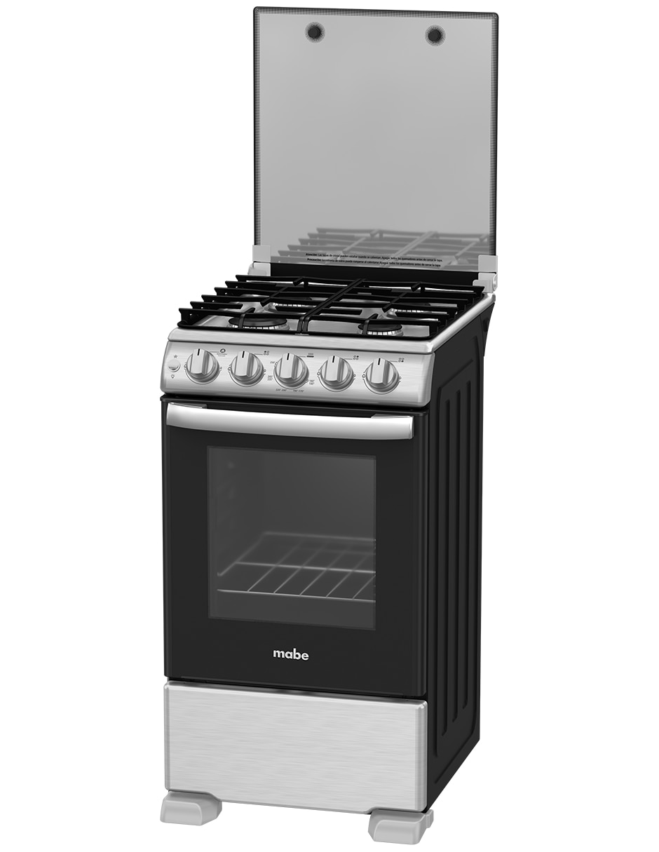 Estufa de piso a Gas LP 50.60 cm EM5060CX2CMP50BSS de 4 quemadores
