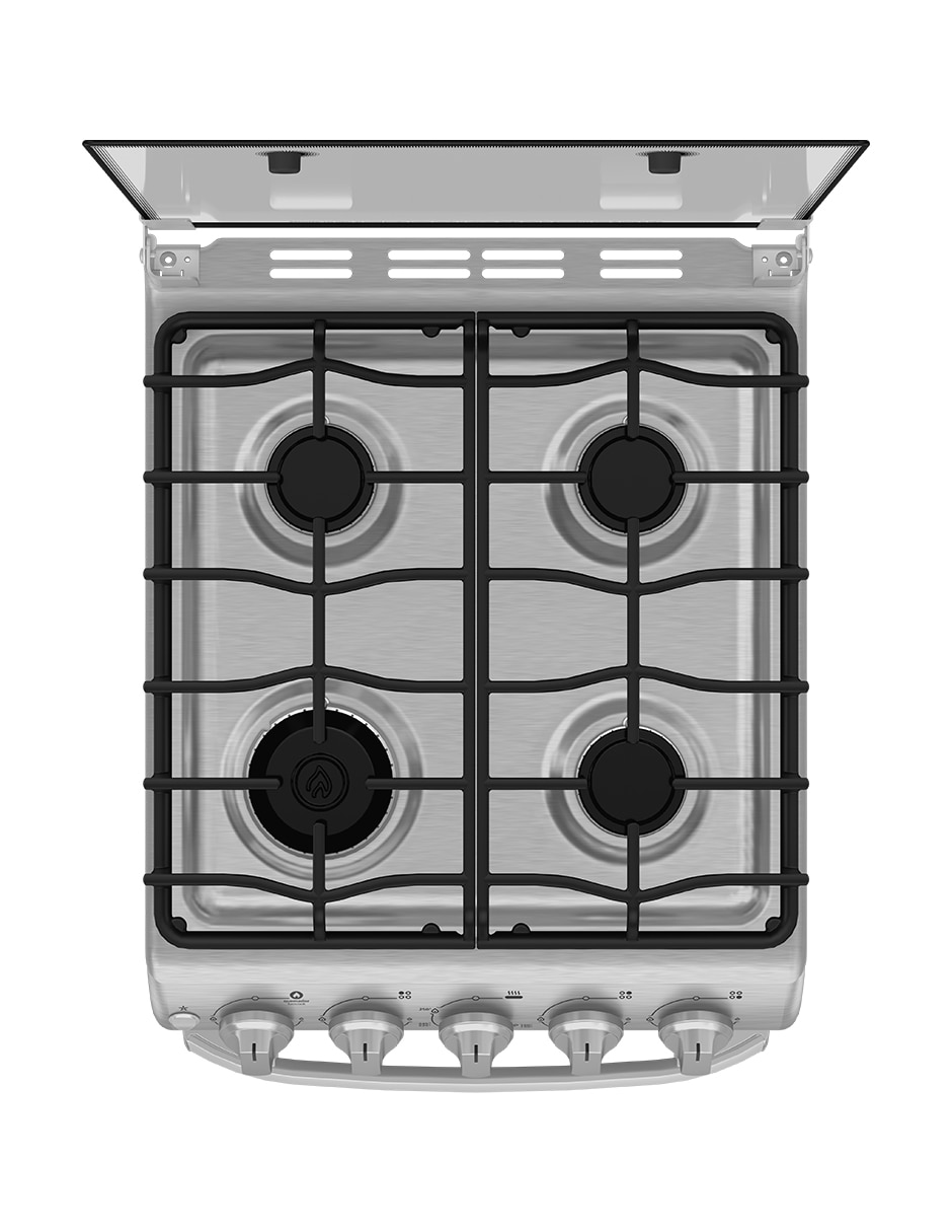 Estufa de piso a Gas LP 50.60 cm EM5060CX2CMP50BSS de 4 quemadores 5