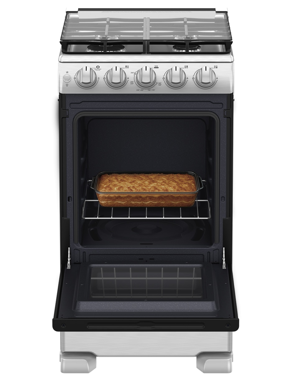 Estufa de piso a Gas LP 50.60 cm EM5060CX2CMP50BSS de 4 quemadores 6