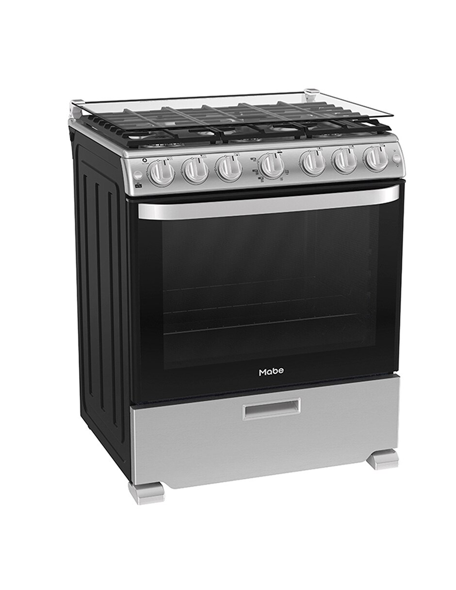 Estufa de piso a Gas LP Air Fry 76.60 cm EMA7660CX0CM76BSS de 6 quemadores