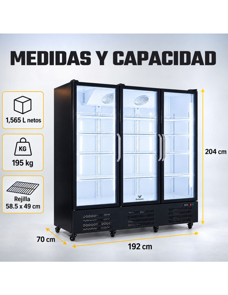 Refrigerador industrial 55 pies cúbicos Multi Air Flow / Air System 10