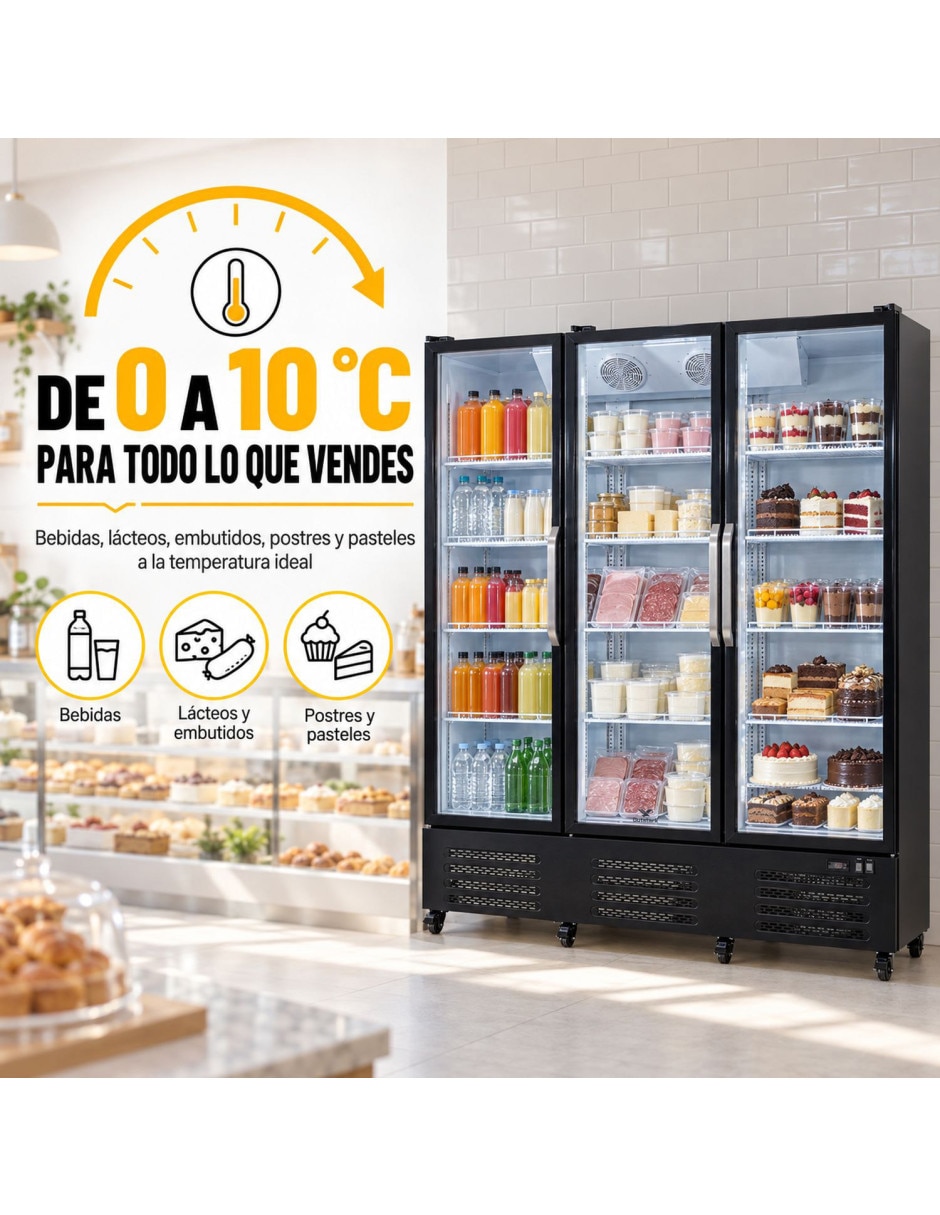 Refrigerador industrial 55 pies cúbicos Multi Air Flow / Air System
