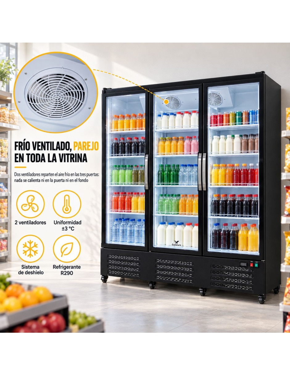 Refrigerador industrial 55 pies cúbicos Multi Air Flow / Air System 5