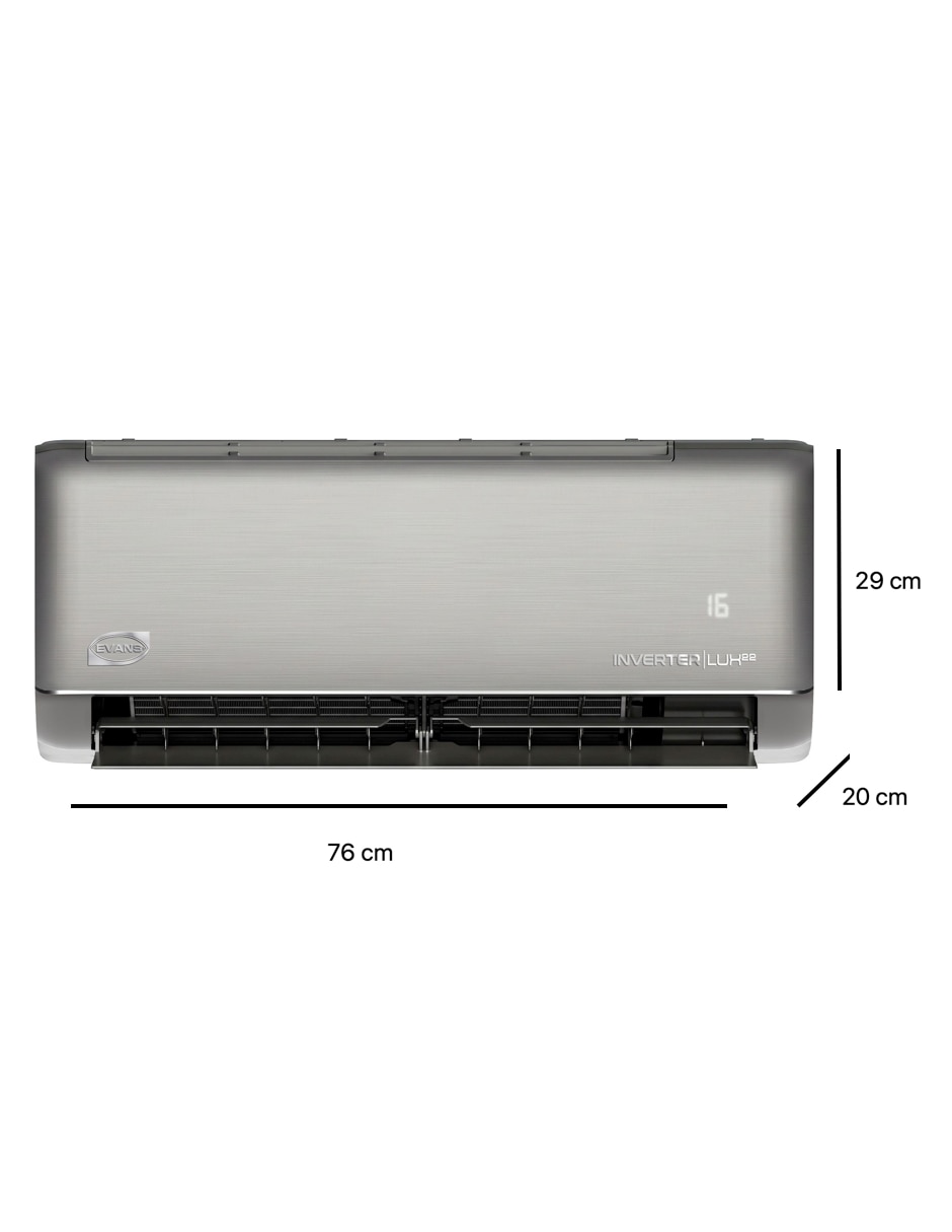 Aire acondicionado mini split inverter Frío y calor AC-MSI-1.0T-22D 7
