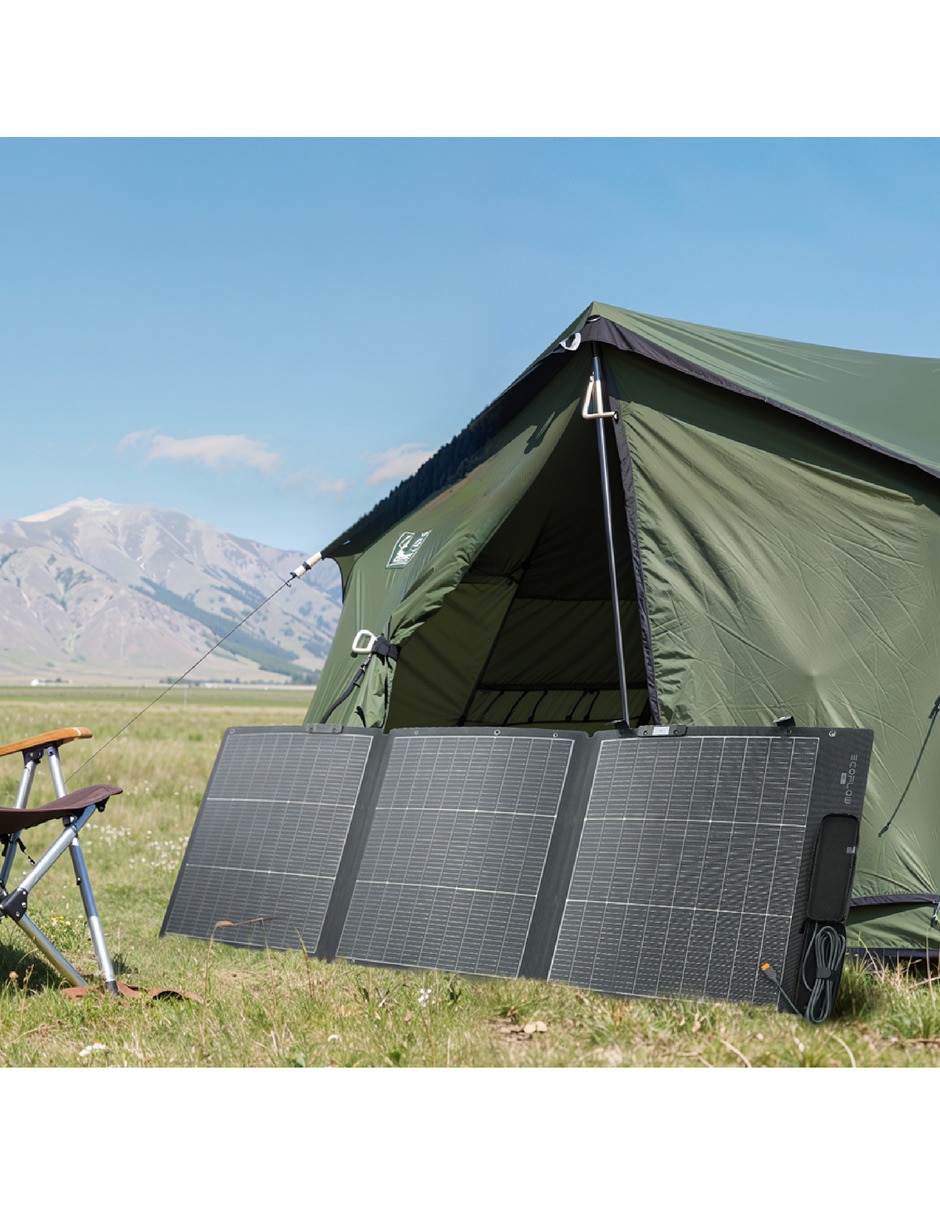 Panel solar portátil monocristalino 160 w set de 1 3