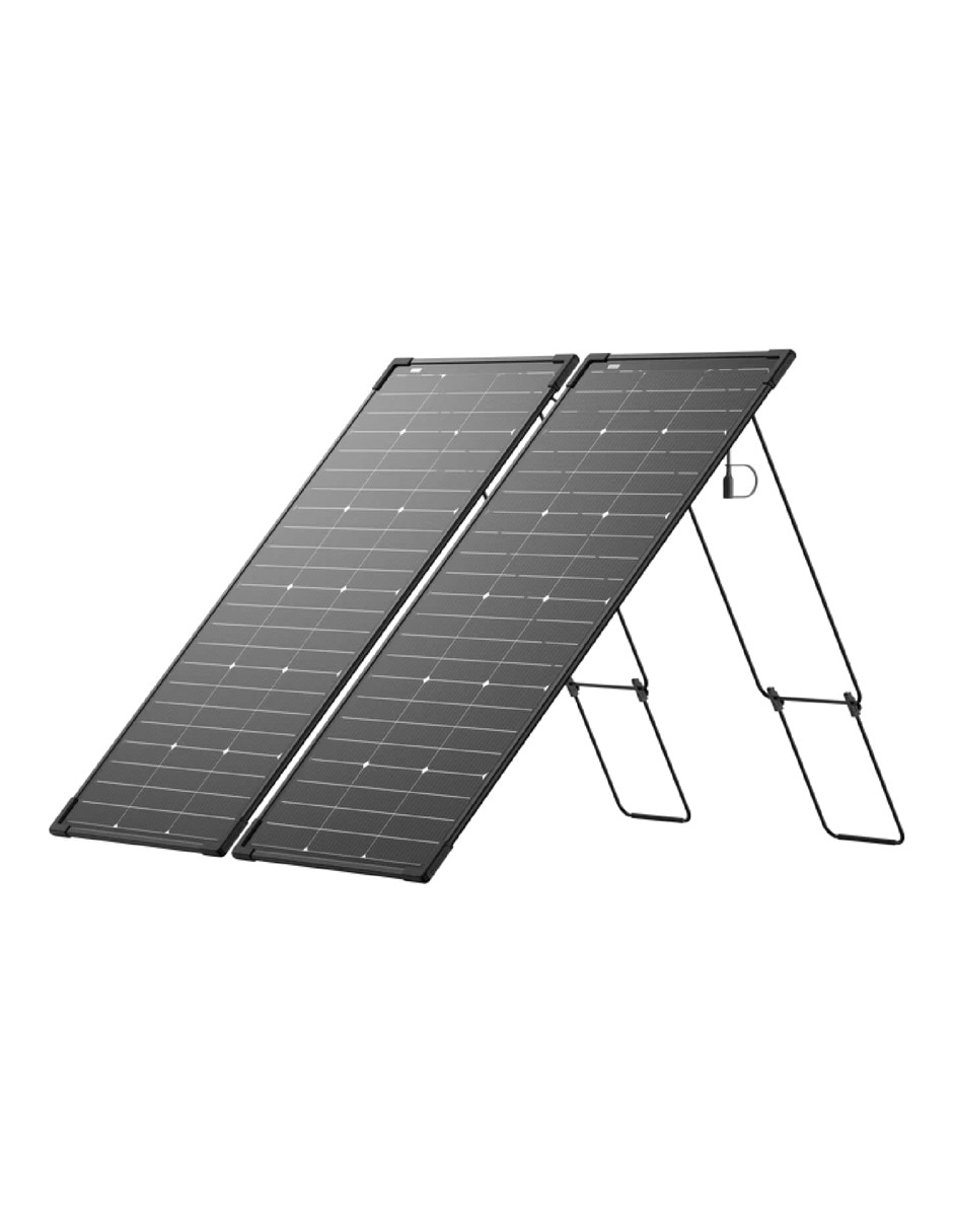 Panel solar portátil monocristalino 124 w set de 1
