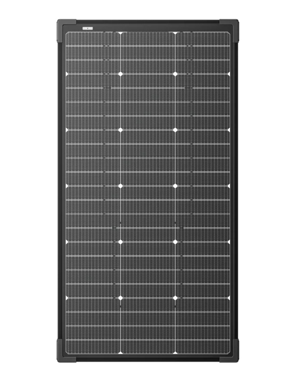 Panel solar portátil monocristalino 124 w set de 1