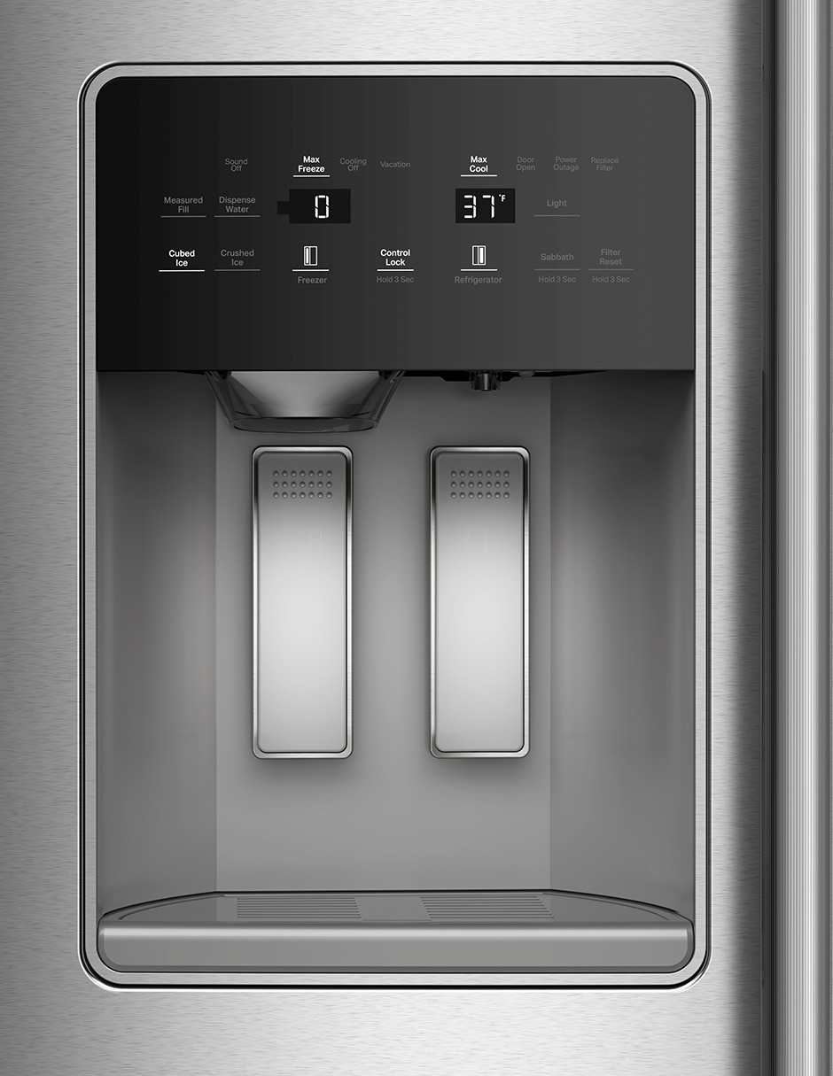 Refrigerador dúplex 21 pies cúbicos inverter y fábrica de hielos KRSC536RPS