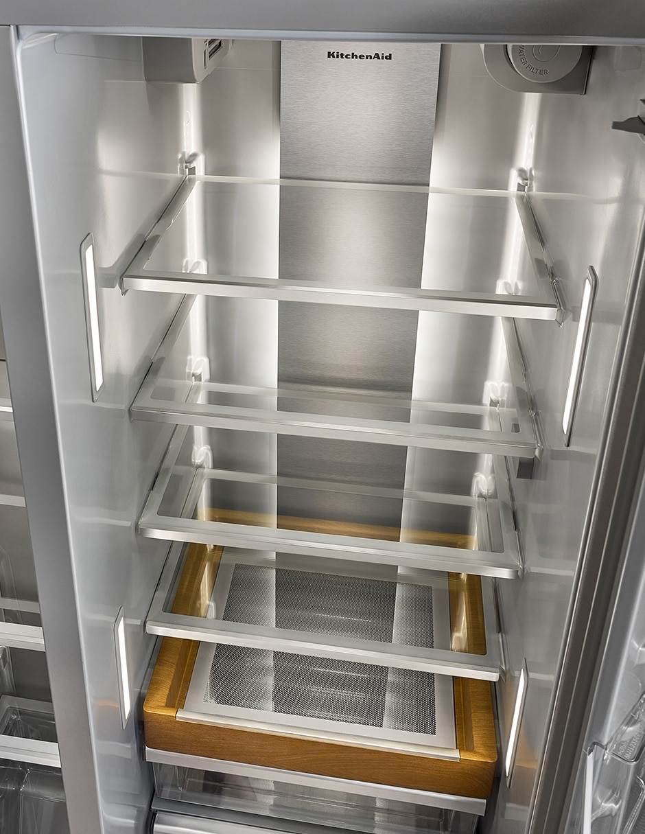 Refrigerador dúplex 21 pies cúbicos inverter y fábrica de hielos KRSC536RPS 6