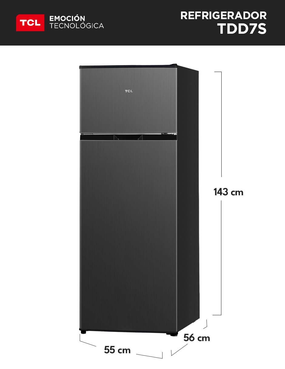 Refrigerador 7 pies TDD7S 3